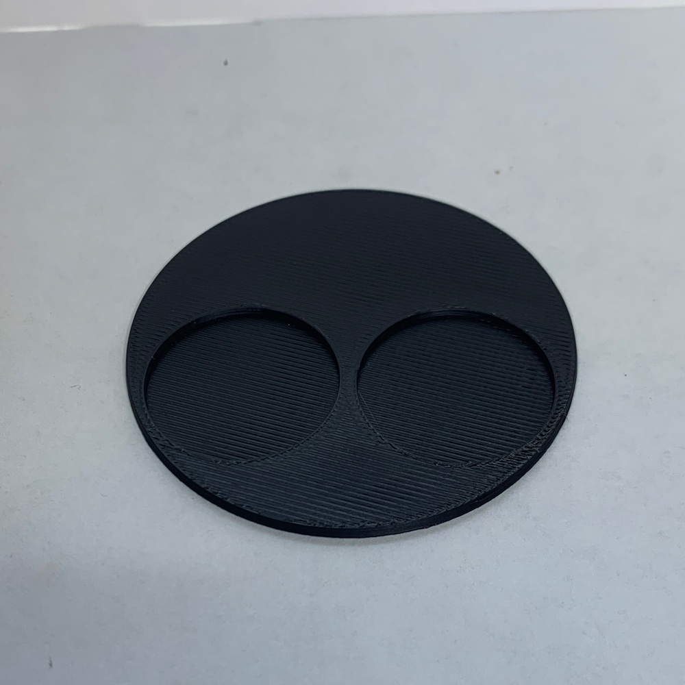 (4 pack) Bolt Action Movement Tray 60mm Base for 2x 25mm Back
